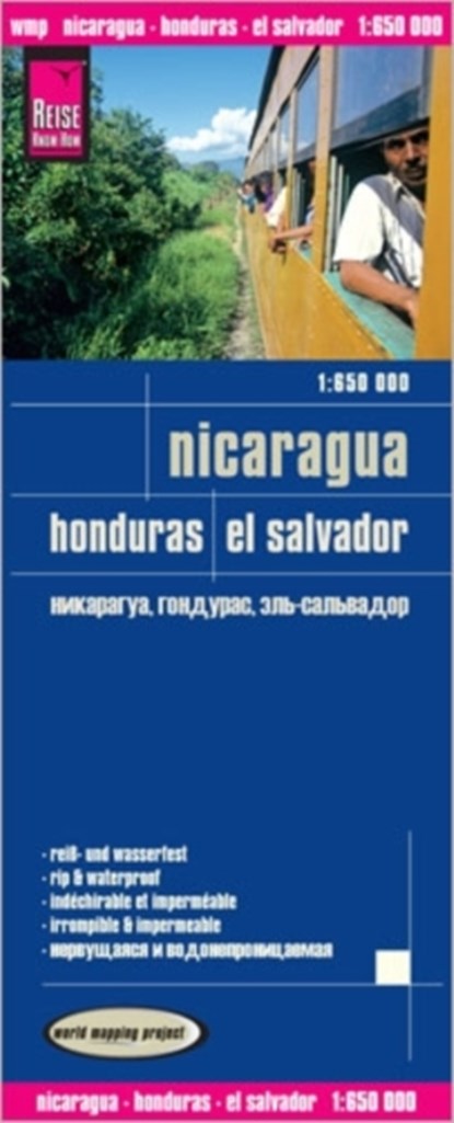 Nicaragua, Honduras, El Salvador 1 : 650 000, Reise Know-How Verlag Peter Rump - Paperback - 9783831772698