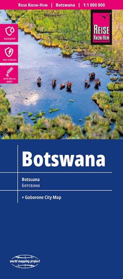 Botswana (1:1.000.000), Reise Know-How Verlag Peter Rump - Gebonden - 9783831772773