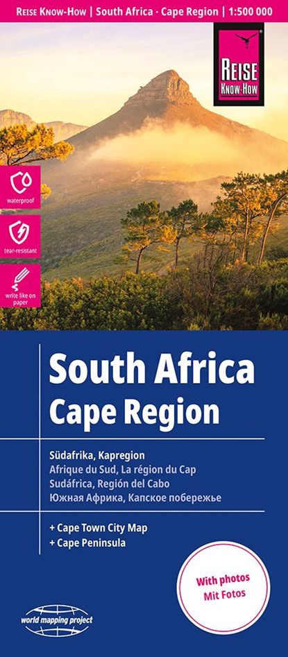 Reise Know-How Landkarte Südafrika Kapregion 1 : 500.000, Peter Rump - Gebonden - 9783831772940