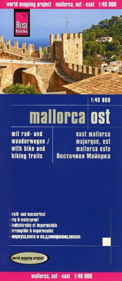 Mallorca Ost Wanderkarte 1 : 40 000, Reise Know-How Verlag - Paperback - 9783831772964
