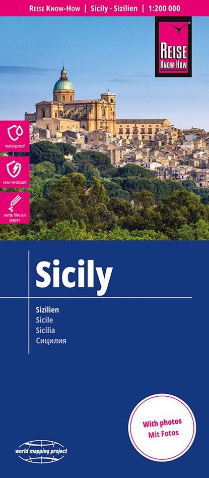 Reise Know-How Landkarte Sizilien / Sicily (1:200.000), niet bekend - Gebonden - 9783831773206
