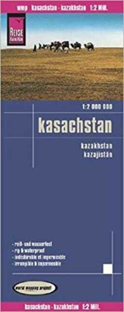 Reise Know-How Landkarte Kasachstan / Kazakhstan (1:2.000.000), Reise Know-How Verlag Peter Rump - Gebonden - 9783831773633