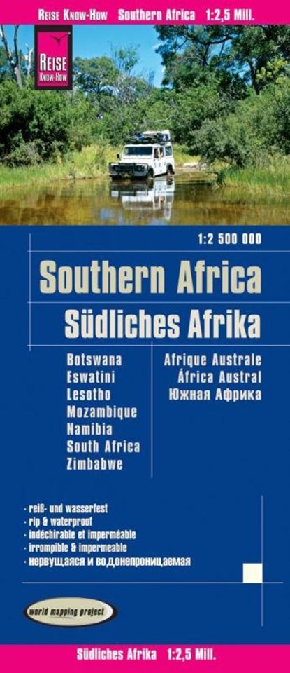Southern Africa (1:2,500,000), Reise Know-How Verlag Peter Rump - Gebonden - 9783831773992