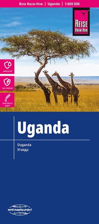 Uganda (1:600.000), Reise Know-How Verlag Peter Rump - Gebonden - 9783831774012