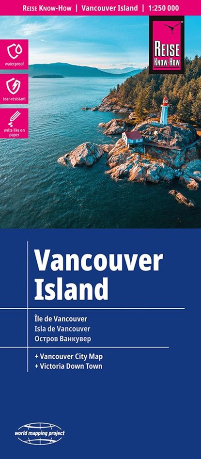 Vancouver Island (1:250.000), Reise Know-How Verlag Peter Rump - Gebonden - 9783831774258