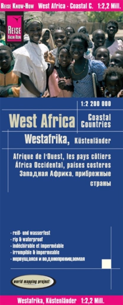 Africa West, Coastal countries (1:2.200.000), Reise Know-How Verlag Peter Rump - Gebonden - 9783831774272