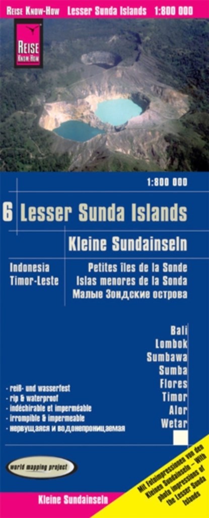 Indonesia 6 Lesser Sunda Islands (1:800.000), Reise Know-How Verlag Peter Rump - Gebonden - 9783831774319
