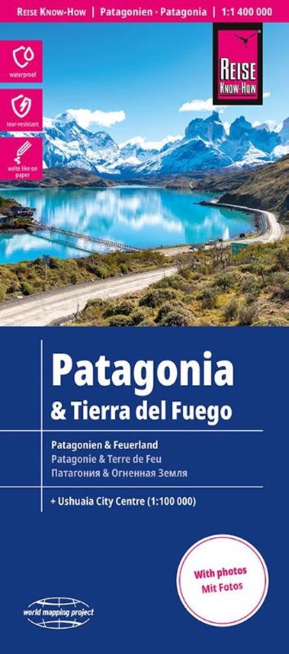 Patagonia, Tierra del Fuego (1:1.400.000), Reise Know How - Gebonden - 9783831774371