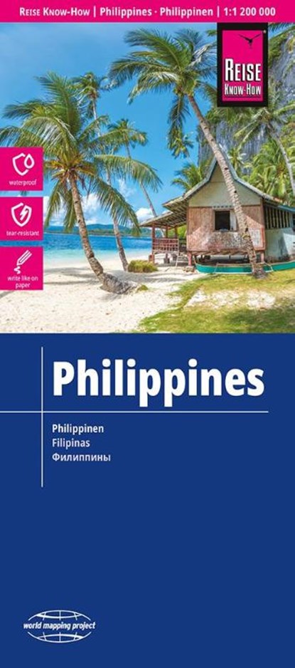Reise Know-How Landkarte Philippinen / Philippines (1:1.200.000), Reise Know-How Verlag Peter Rump GmbH - Gebonden - 9783831774524