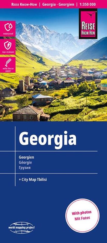 Georgie Map including Tbilisi city map, niet bekend - Gebonden - 9783831774678