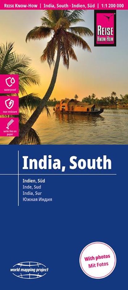 India South Map 1:1,200,000 scale, niet bekend - Gebonden - 9783831774753