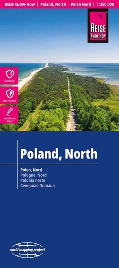 Reise Know-How Landkarte Polen, Nord | Poland, North (1:350.000), niet bekend - Gebonden - 9783831774869