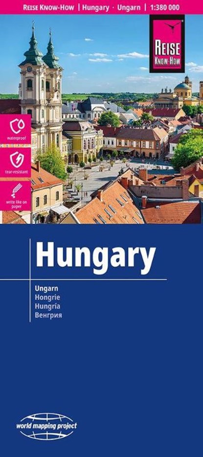 Reise Know-How Landkarte Ungarn | Hungary (1:380.000), niet bekend - Gebonden - 9783831774883