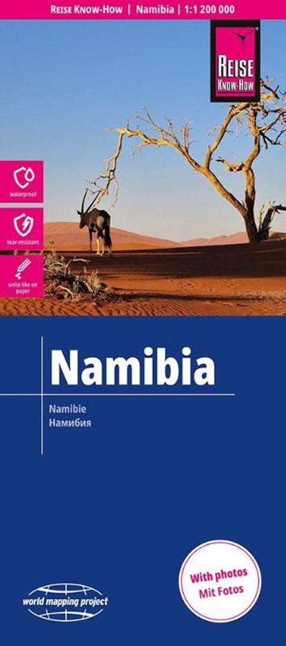 Reise Know-How Landkarte Namibia (1:1.200.000), niet bekend - Gebonden - 9783831775088