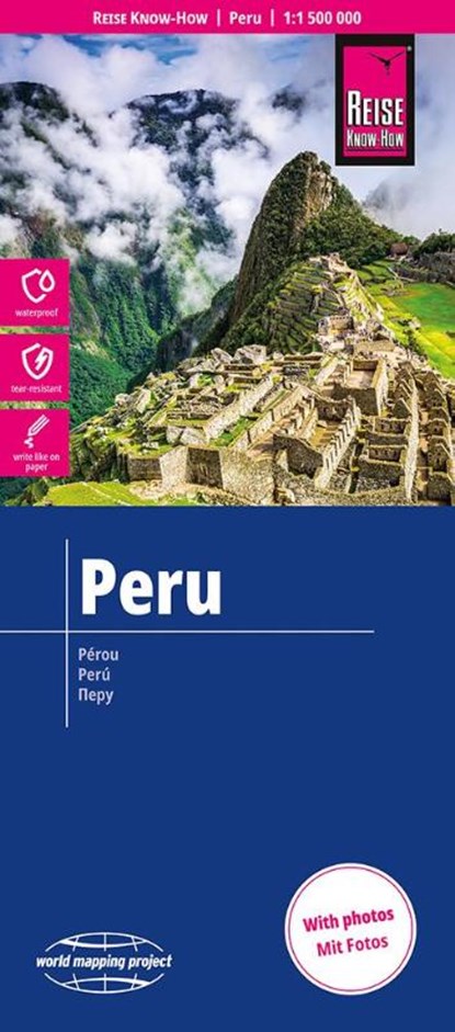 Peru Map 1:1,500,000 scale, niet bekend - Gebonden - 9783831775101