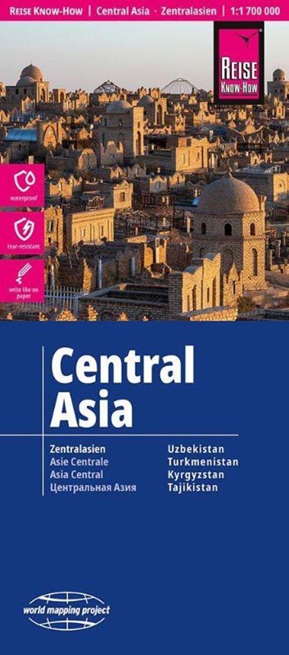 Reise Know-How Landkarte Zentralasien / Central Asia (1:1.700.000), niet bekend - Gebonden - 9783831775392