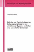 Rudolph, J: Beiträge zur flachheitsbasierten Folgeregelung l | Joachim Rudolph | 