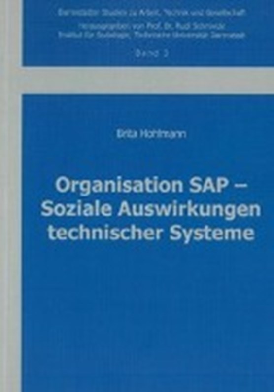 Hohlmann, B: Organisation SAP