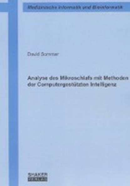 Sommer, D: Analyse des Mikroschlafs mit Methoden der Compute, SOMMER,  David - Paperback - 9783832281755