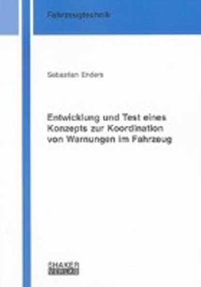 Enders, S: Entwicklung und Test eines Konzepts zur Koordinat, ENDERS,  Sebastian - Paperback - 9783832281793