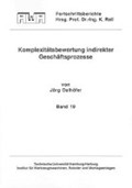 Komplexitätsbewertung indirekter Geschäftsprozesse | Jörg Dalhöfer | 