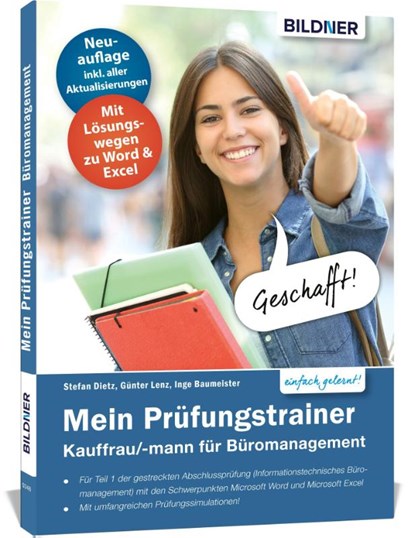 Mein Prüfungstrainer Kauffrau / Kaufmann für Büromanagement, Inge Baumeister ; Lenz Günter - Paperback - 9783832803261