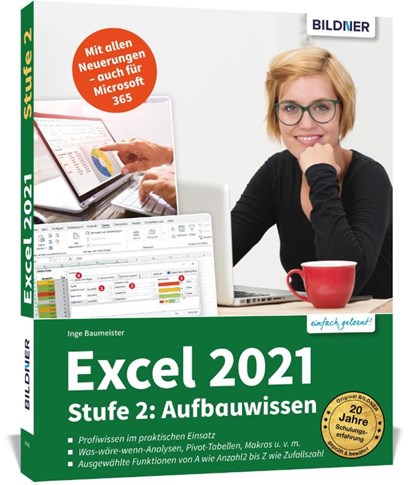 Excel 2021 - Stufe 2: Aufbauwissen, Inge Baumeister - Paperback - 9783832805241