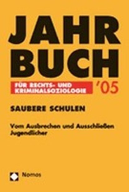 Jahrbuch für Rechts- und Kriminalsoziologie 2005, AMOS,  Karin S. ; Cremer-Schäfer, Helga - Paperback - 9783832924713