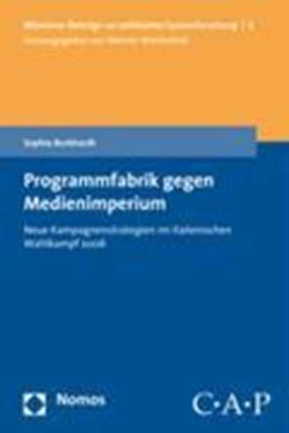 Programmfabrik gegen Medienimperium, BURKHARDT,  Sophie - Paperback - 9783832933081