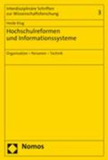 Hochschulreformen und Informationssysteme, KLUG,  Heide - Paperback - 9783832933982