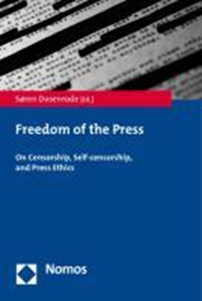 Freedom of the Press, DOSENRODE,  Søren - Paperback - 9783832951849