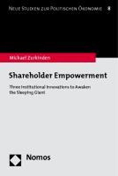 Shareholder Empowerment, ZURKINDEN,  Michael - Paperback - 9783832958510
