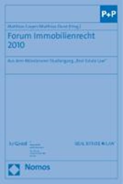 Forum Immobilienrecht 2010, CASPER,  Matthias ; Durst, Matthias - Paperback - 9783832959173