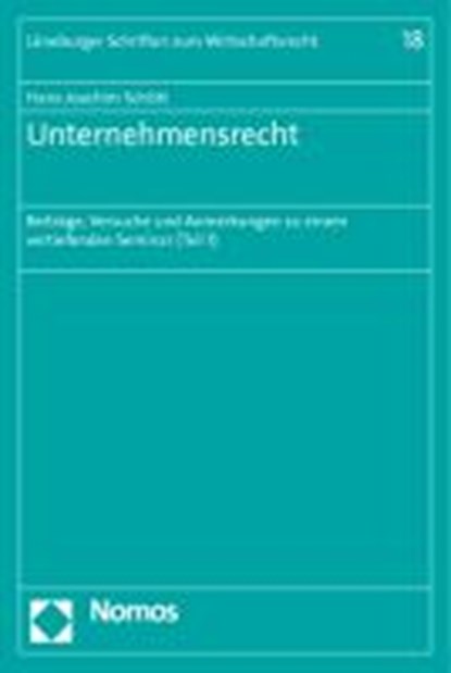 Unternehmensrecht, SCHÖTT,  Hans-Joachim - Paperback - 9783832961411