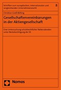 Gesellschaftervereinbarungen in der Aktiengesellschaft | Christian Groß-Bölting | 