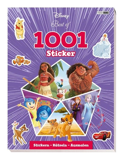 Disney Best of: 1001 Sticker - Stickern - Rätseln - Ausmalen, Panini ; Disney - Paperback - 9783833246142