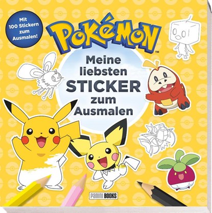 Pokémon: Meine liebsten Sticker zum Ausmalen, Panini ; Pokémon - Paperback - 9783833246166