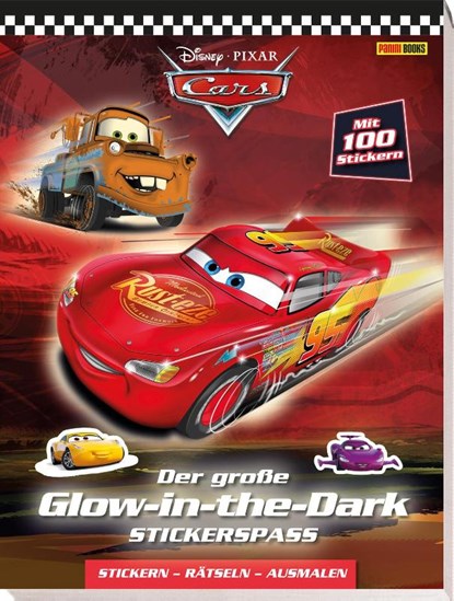 Disney Cars: Der große Glow-in-the-Dark-Stickerspaß: Stickern - Rätseln - Ausmalen, Panini - Paperback - 9783833246777