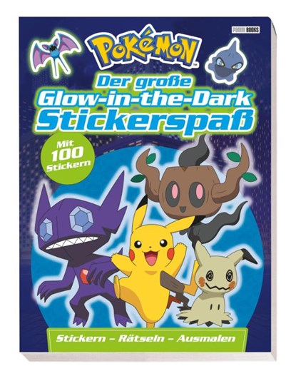 Pokémon: Der große Glow-in-the-Dark Stickerspaß: Stickern - Rätseln - Ausmalen, Panini - Paperback - 9783833246791