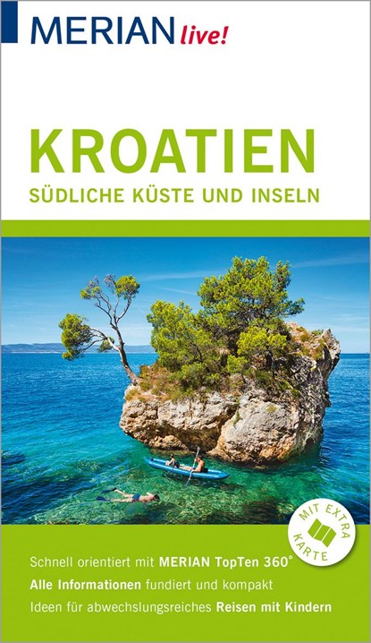 MERIAN live! Reiseführer Kroatien Südliche Küste und Inseln, Harald Klöcker - Paperback - 9783834225573
