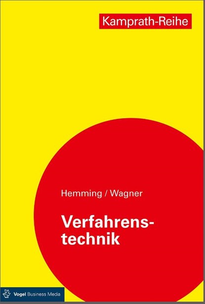 Verfahrenstechnik, Werner Hemming ; Walter Wagner - Paperback - 9783834334121