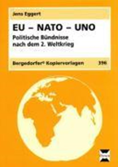 Eggert, J: EU - NATO - UNO, EGGERT,  Jens - Paperback - 9783834426109