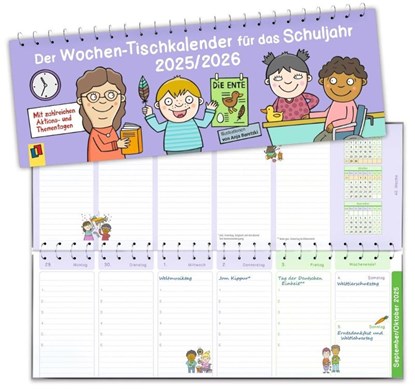 Der Wochen-Tischkalender für das Schuljahr 2025/2026, niet bekend - Paperback - 9783834667656