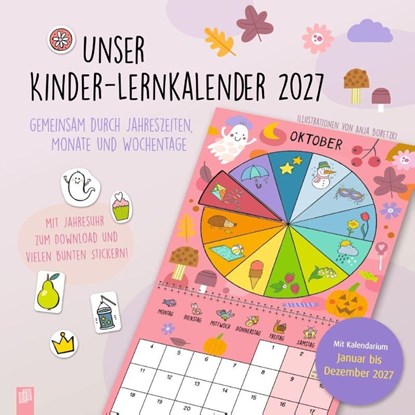Unser Kinder-Lernkalender 2027, niet bekend - Paperback - 9783834670380