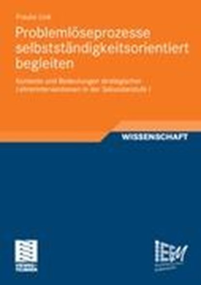 Problemloeseprozesse Selbststandigkeitsorientiert Begleiten, Frauke Link - Paperback - 9783834816160