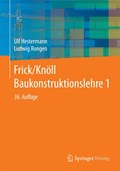 Frick/Knoll Baukonstruktionslehre 1 | Ulf Hestermann ; Ludwig Rongen | 