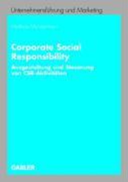 Corporate Social Responsibility, Matthias Munstermann - Paperback - 9783834905635
