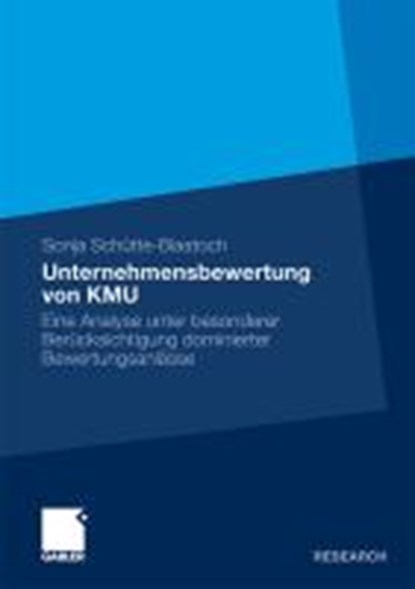 Unternehmensbewertung Von Kmu, Sonja Schutte-Biastoch - Paperback - 9783834925121