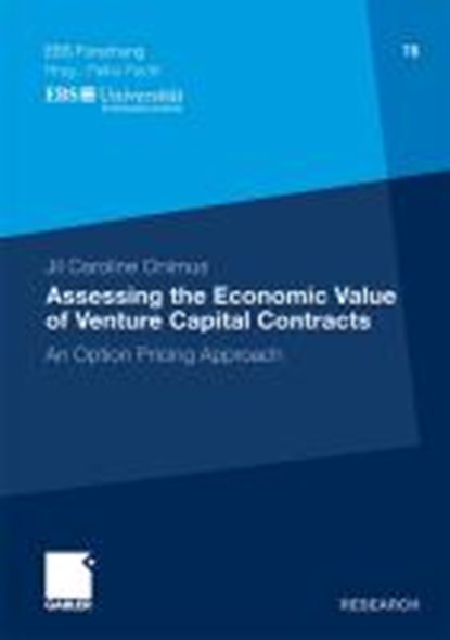 Assessing the Economic Value of Venture Capital Contracts, Jil Caroline Onimus - Paperback - 9783834928122