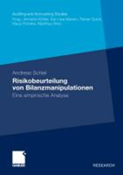 Risikobeurteilung Von Bilanzmanipulationen, SCHIEL,  Andreas - Paperback - 9783834935359